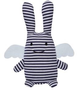 Peluche Lapin Ange Marinière 20 cm